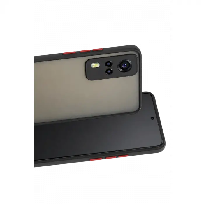 Vivo Y53s Kılıf Montreal Silikon Kapak - Siyah