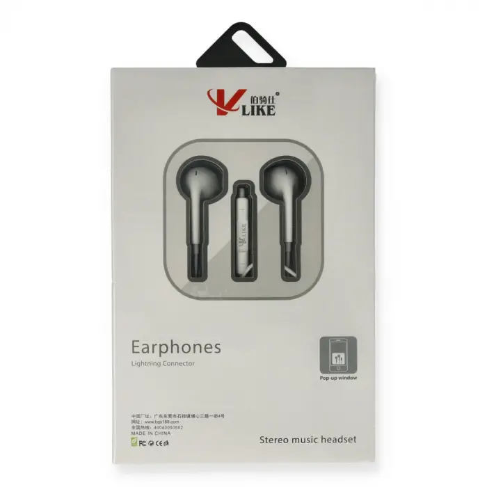 Vk İ7 Lightning Bluetooth Kablolu Kulaklık