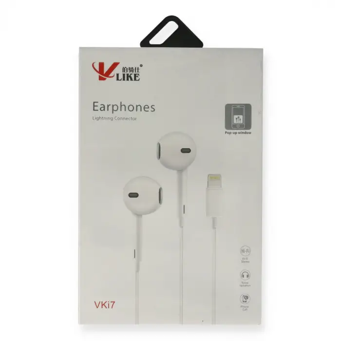 Vk İ7 Lightning Bluetooth Kablolu Kulaklık