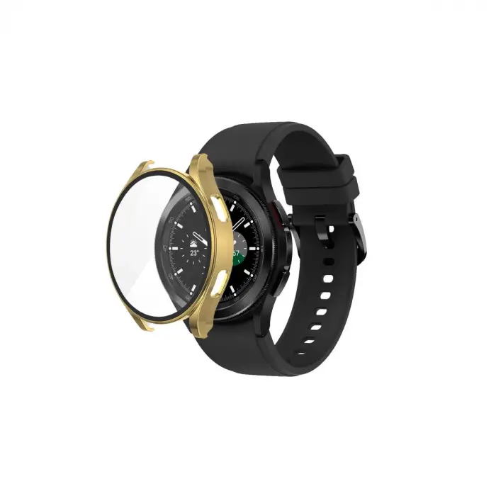 Watch 5 44mm Wall Camlı Kasa Ekran Koruyucu - Gold