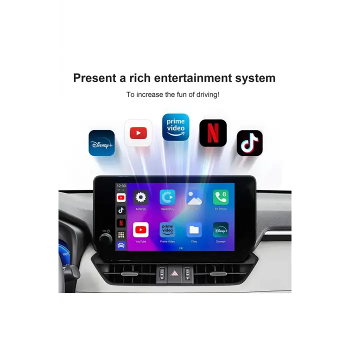 Wireless Carplay Android Araba 4 Çekirdekli Akıcı Fullhd 1080p Wifi 2.4/5g 2gb/32gb