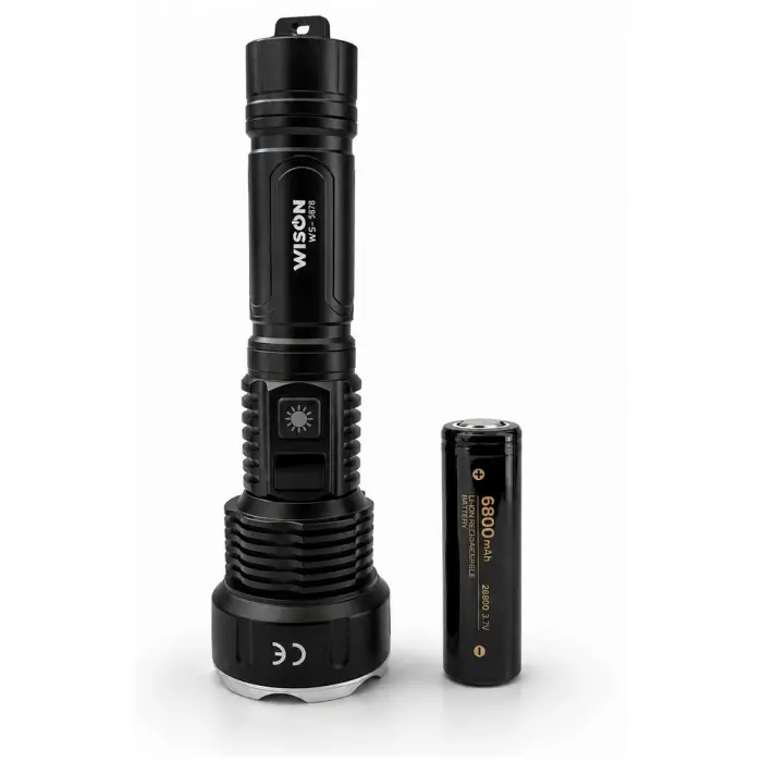 Wison Ws-7878 30watt 3000 Lümen Uzun Menzilli Usb Type-c Şarjlı El Feneri