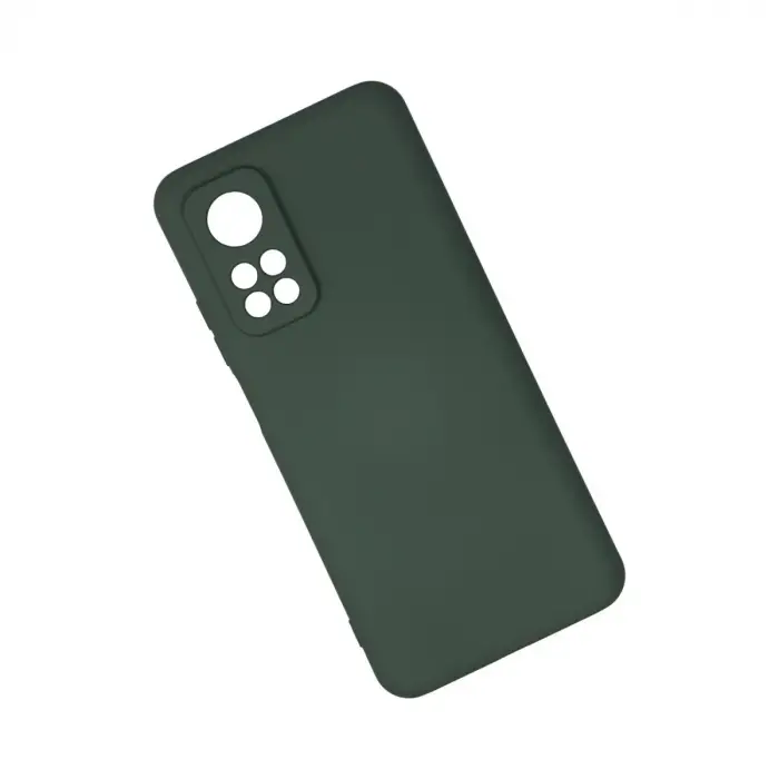 Xiaomi Mi 10t Kılıf Nano İçi Kadife Silikon - Koyu Yeşil