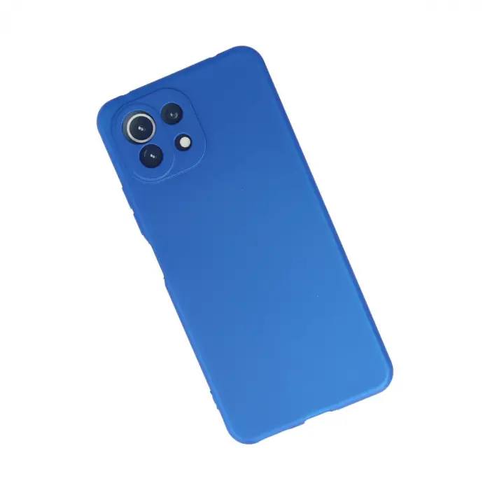 Xiaomi Mi 11 Lite Kılıf First Silikon - Mavi