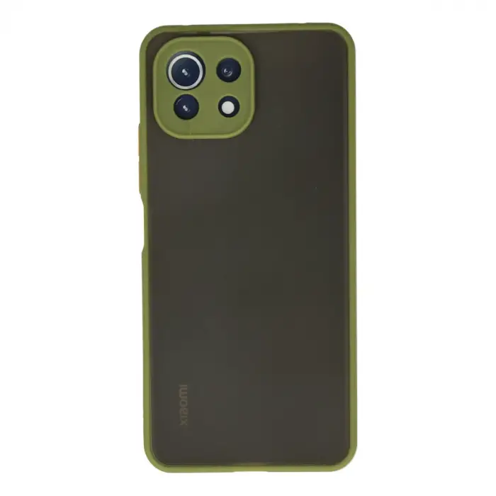 Xiaomi Mi 11 Lite Kılıf Montreal Silikon Kapak - Açık Yeşil