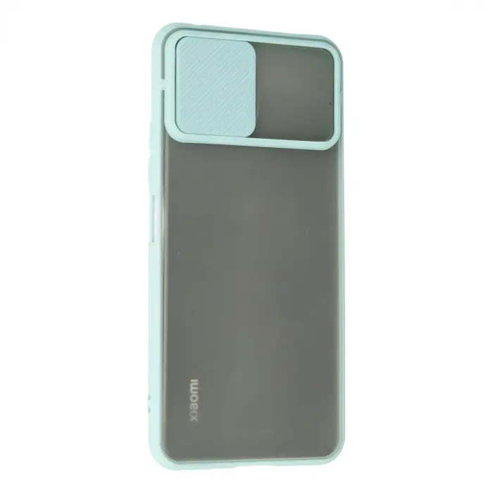 Xiaomi Mi 11 Lite Kılıf Palm Buzlu Kamera Sürgülü Silikon - Turkuaz