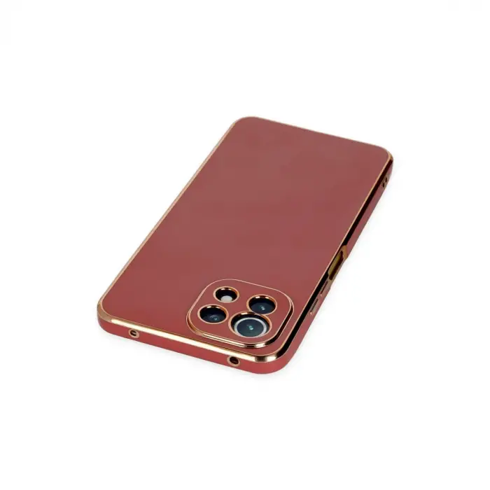 Xiaomi Mi 11 Lite Kılıf Volet Silikon - Kırmızı