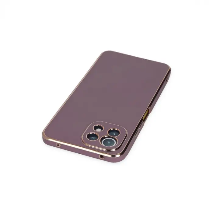 Xiaomi Mi 11 Lite Kılıf Volet Silikon - Mor
