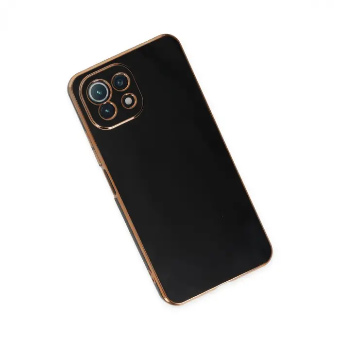 Xiaomi Mi 11 Lite Kılıf Volet Silikon - Siyah