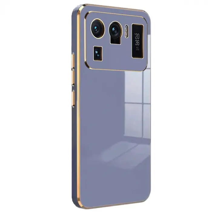 Xiaomi Mi 11 Ultra Kılıf Volet Silikon - Mavi