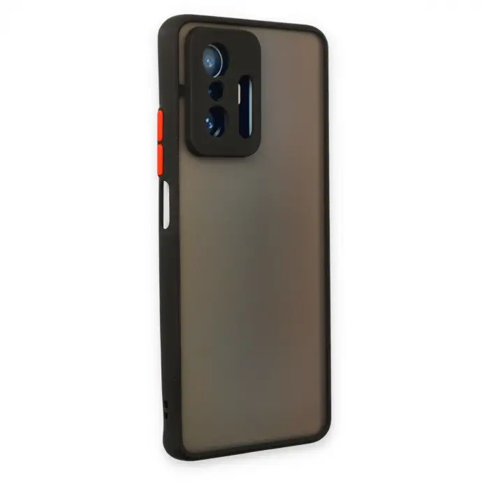 Xiaomi Mi 11t Pro Kılıf Montreal Silikon Kapak - Siyah