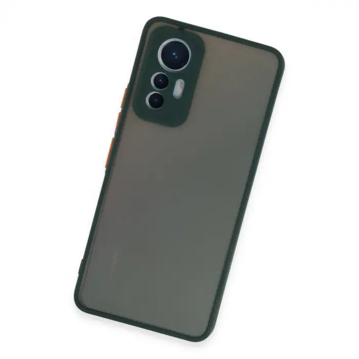 Xiaomi Mi 12 Lite Kılıf Montreal Silikon Kapak - Yeşil