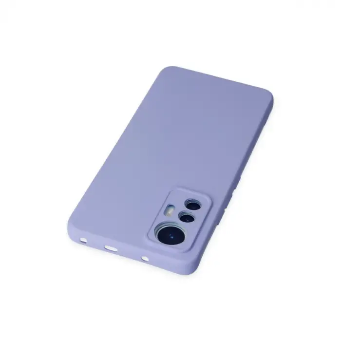 Xiaomi Mi 12 Lite Kılıf Nano İçi Kadife Silikon - Lila