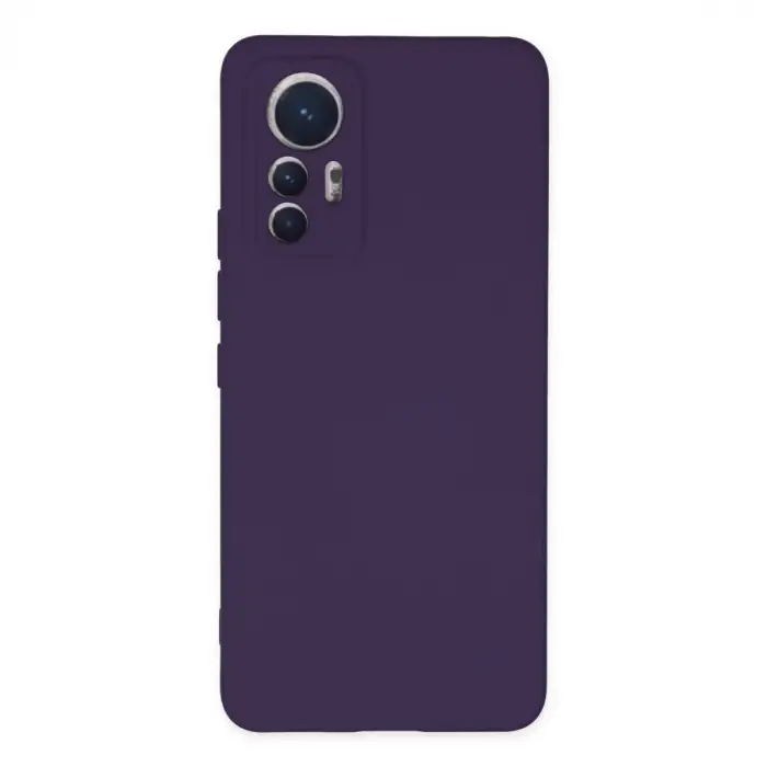 Xiaomi Mi 12 Lite Kılıf Nano İçi Kadife Silikon - Mor