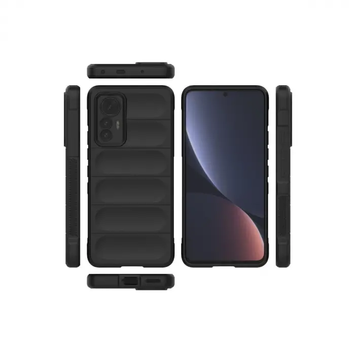 Xiaomi Mi 12 Lite Kılıf Optimum Silikon - Siyah