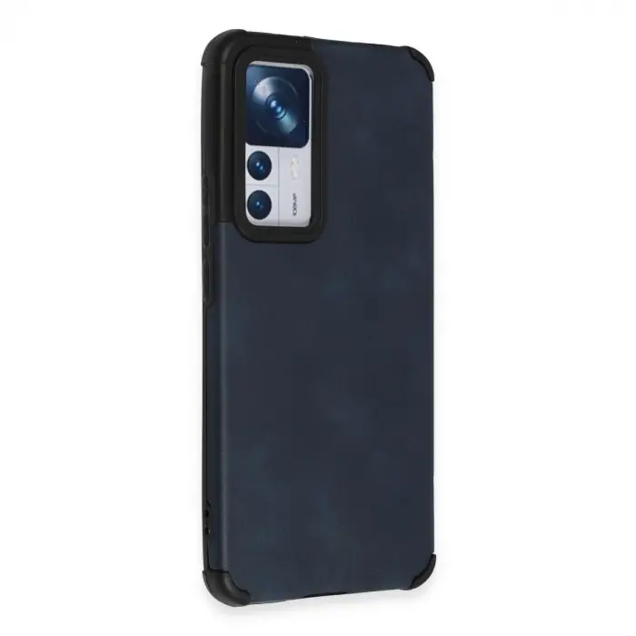 Xiaomi Mi 12t Kılıf Loop Deri Silikon - Lacivert