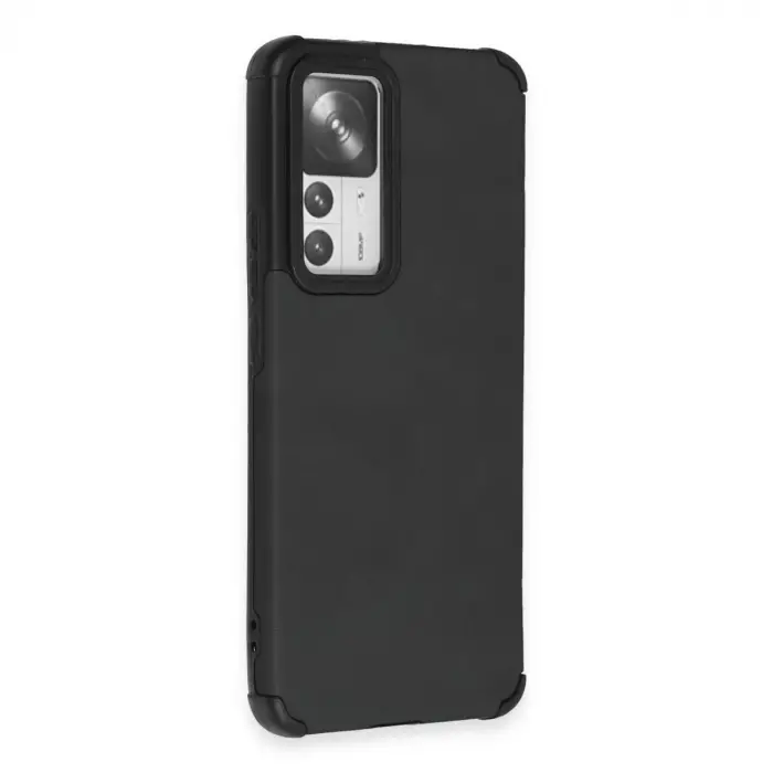Xiaomi Mi 12t Kılıf Loop Deri Silikon - Siyah