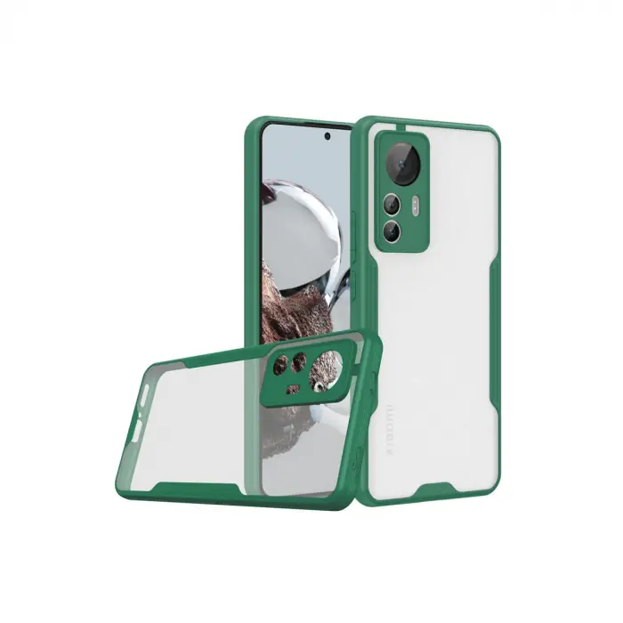 Xiaomi Mi 12t Kılıf Platin Silikon - Yeşil