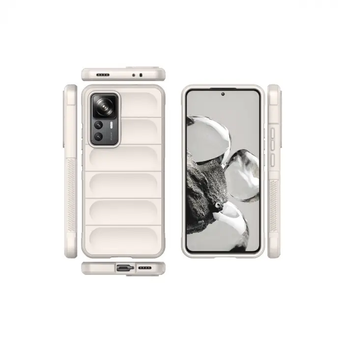 Xiaomi Mi 12t Pro Kılıf Optimum Silikon - Krem