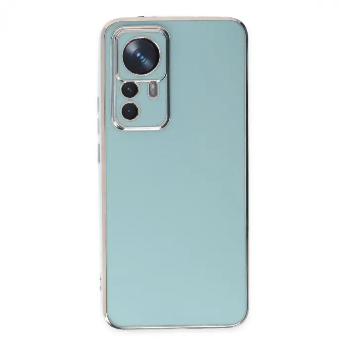 Xiaomi Mi 12t Pro Kılıf Volet Silikon - Açık Yeşil
