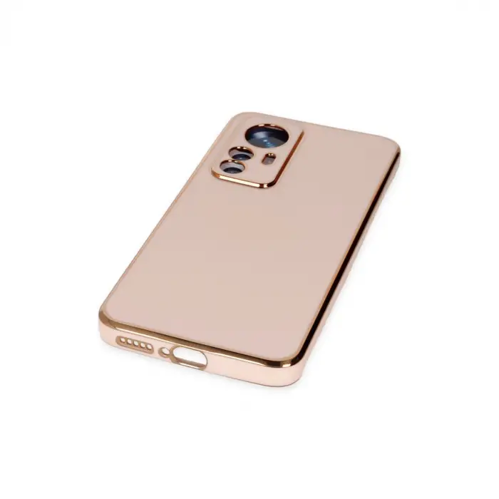 Xiaomi Mi 12t Pro Kılıf Volet Silikon - Pembe