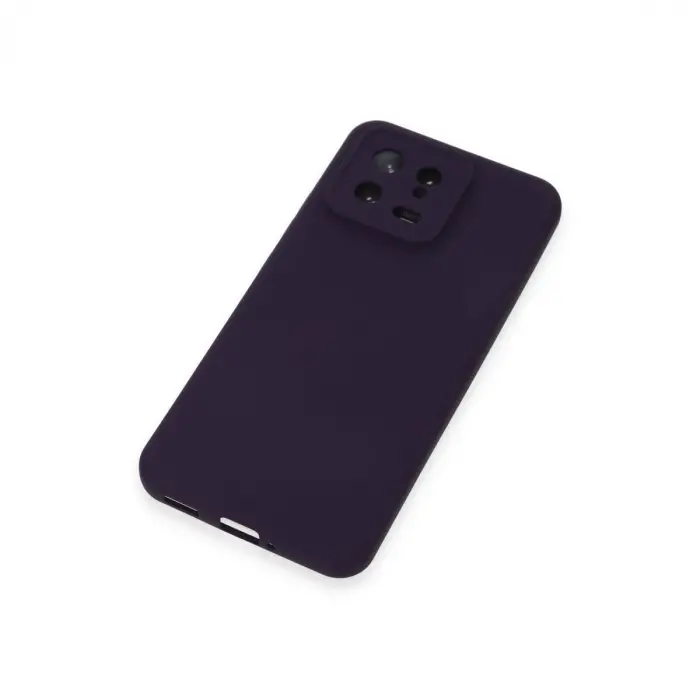 Xiaomi Mi 13 Kılıf Nano İçi Kadife Silikon - Mor