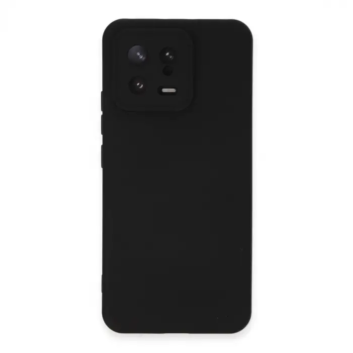 Xiaomi Mi 13 Kılıf Nano İçi Kadife Silikon - Siyah