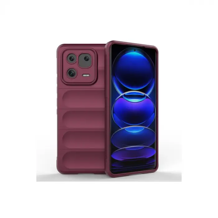 Xiaomi Mi 13 Kılıf Optimum Silikon - Bordo