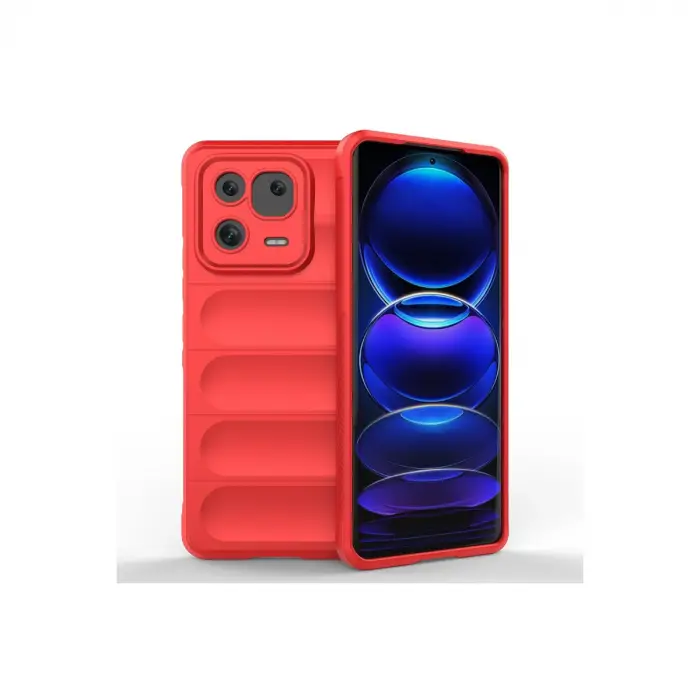 Xiaomi Mi 13 Kılıf Optimum Silikon - Kırmızı