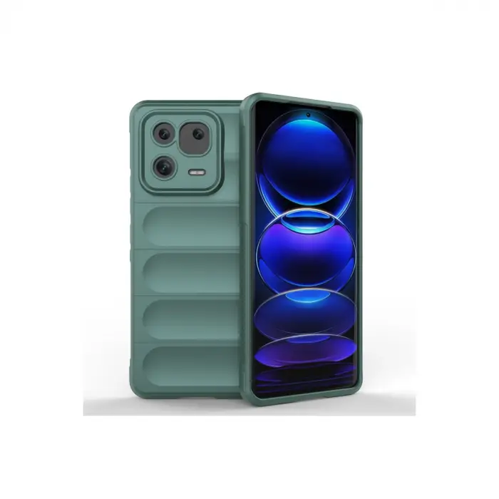 Xiaomi Mi 13 Kılıf Optimum Silikon - Koyu Yeşil