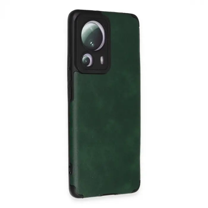 Xiaomi Mi 13 Lite Kılıf Loop Deri Silikon - Yeşil