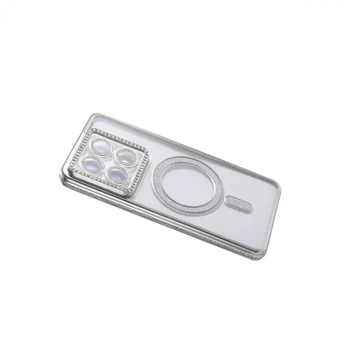 Xiaomi Mi 14t Pro Joke Simli Magneticsafe Kılıf - Gümüş