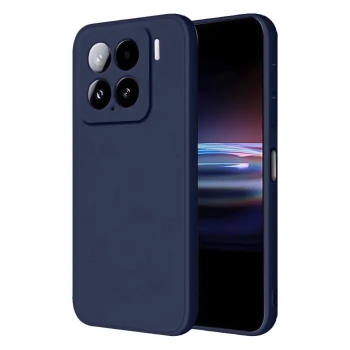 Xiaomi Mi 15 Kılıf Nano İçi Kadife Silikon - Lacivert