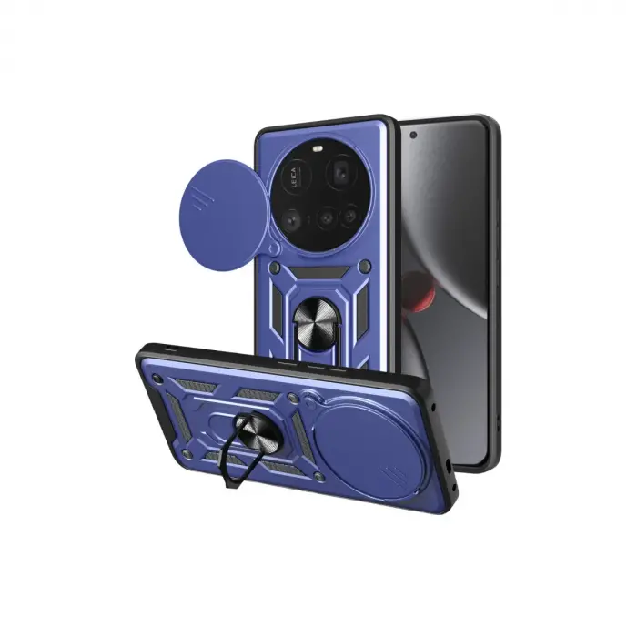 Xiaomi Mi 15 Ultra Kılıf Pars Lens Yüzüklü Silikon - Lacivert