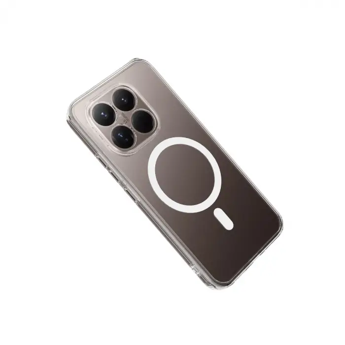 Xiaomi Mi 15t Combo Sert Şeffaf Magsafe Kapak - Şeffaf