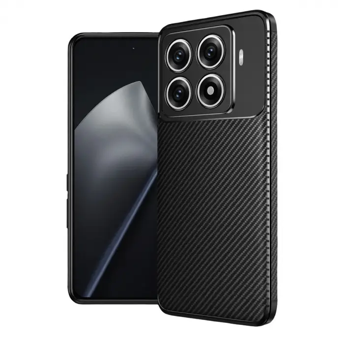 Xiaomi Mi 15t Pro Auto Focus Karbon Kapak - Siyah