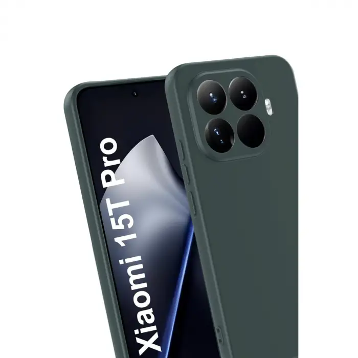 Xiaomi Mi 15t Pro First Silikon - Koyu Yeşil