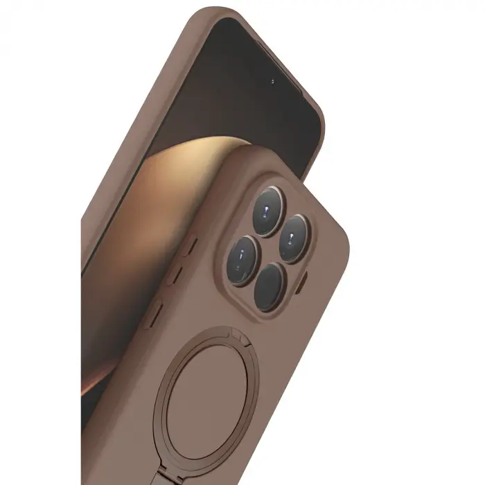 Xiaomi Mi 15t Pro Regal Magsafe Standlı Kapak - Çöl Titanyum