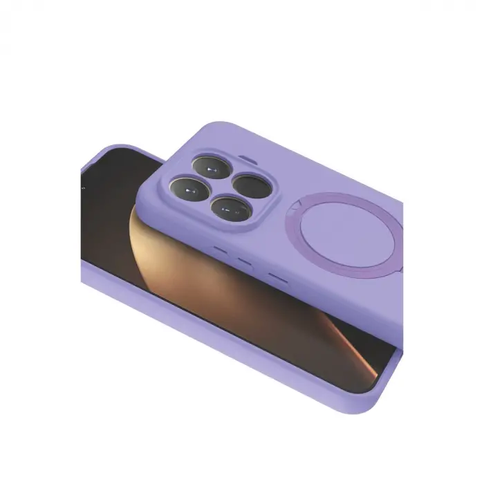 Xiaomi Mi 15t Pro Regal Magsafe Standlı Kapak - Lila