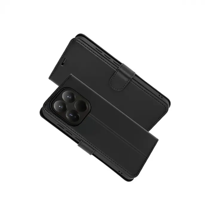 Xiaomi Mi 15t Trend S Plus Kapaklı Kılıf - Siyah