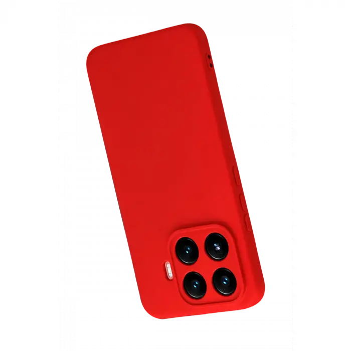 Xiaomi Mi 17t Nano İçi Kadife Silikon - Kırmızı