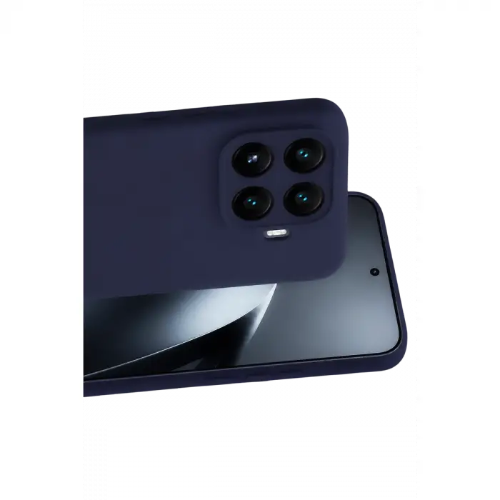 Xiaomi Mi 17t Nano İçi Kadife Silikon - Lacivert