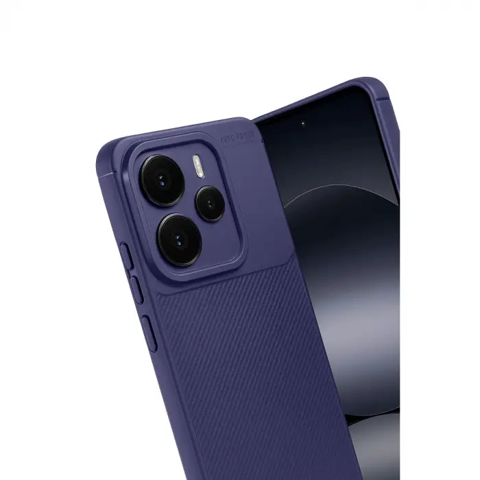 Xiaomi Note 14 5g Auto Focus Karbon Kapak - Lacivert