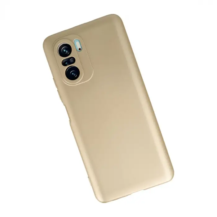 Xiaomi Poco F3 Kılıf First Silikon - Gold