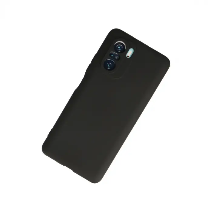 Xiaomi Poco F3 Kılıf First Silikon - Siyah
