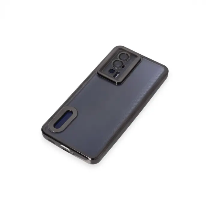 Xiaomi Poco F5 Pro Kılıf Slot Silikon - Siyah