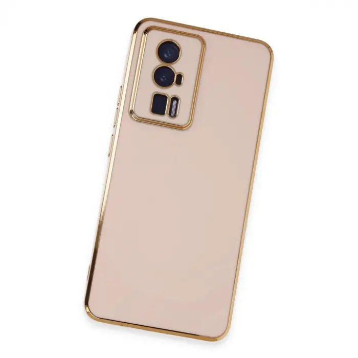 Xiaomi Poco F5 Pro Kılıf Volet Silikon - Pembe