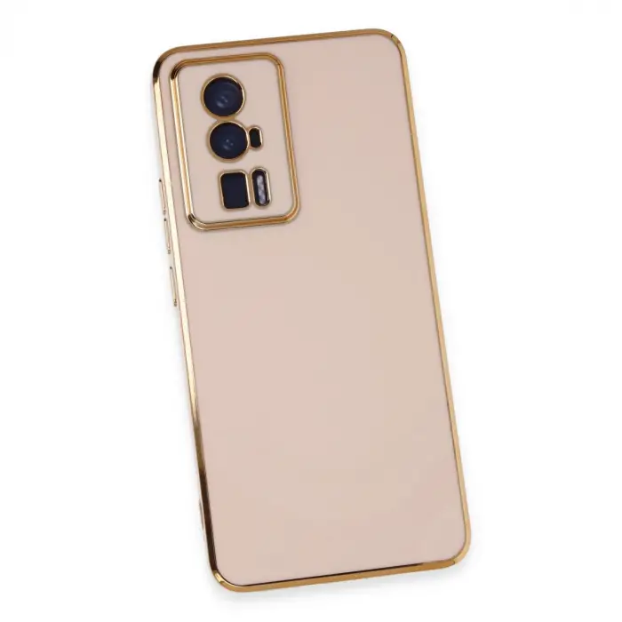 Xiaomi Poco F5 Pro Kılıf Volet Silikon - Pembe