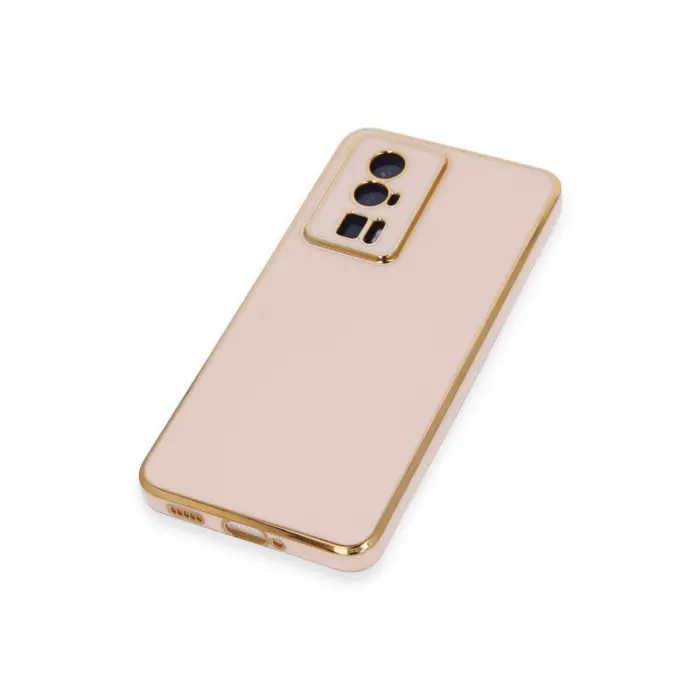 Xiaomi Poco F5 Pro Kılıf Volet Silikon - Pembe