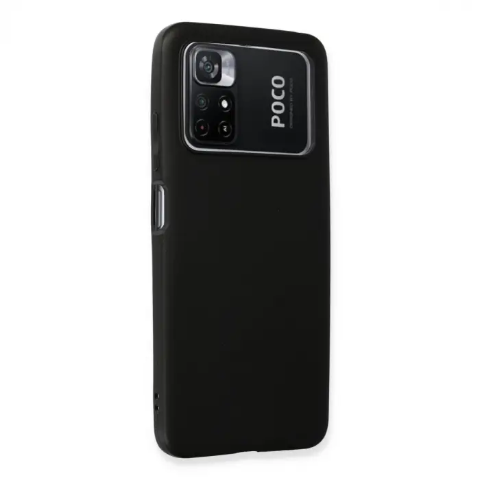 Xiaomi Poco M4 Pro 4g Kılıf First Silikon - Siyah